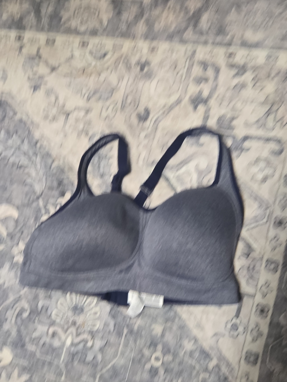 Old Navy Dark Gray Wireless Padded Sports Bra